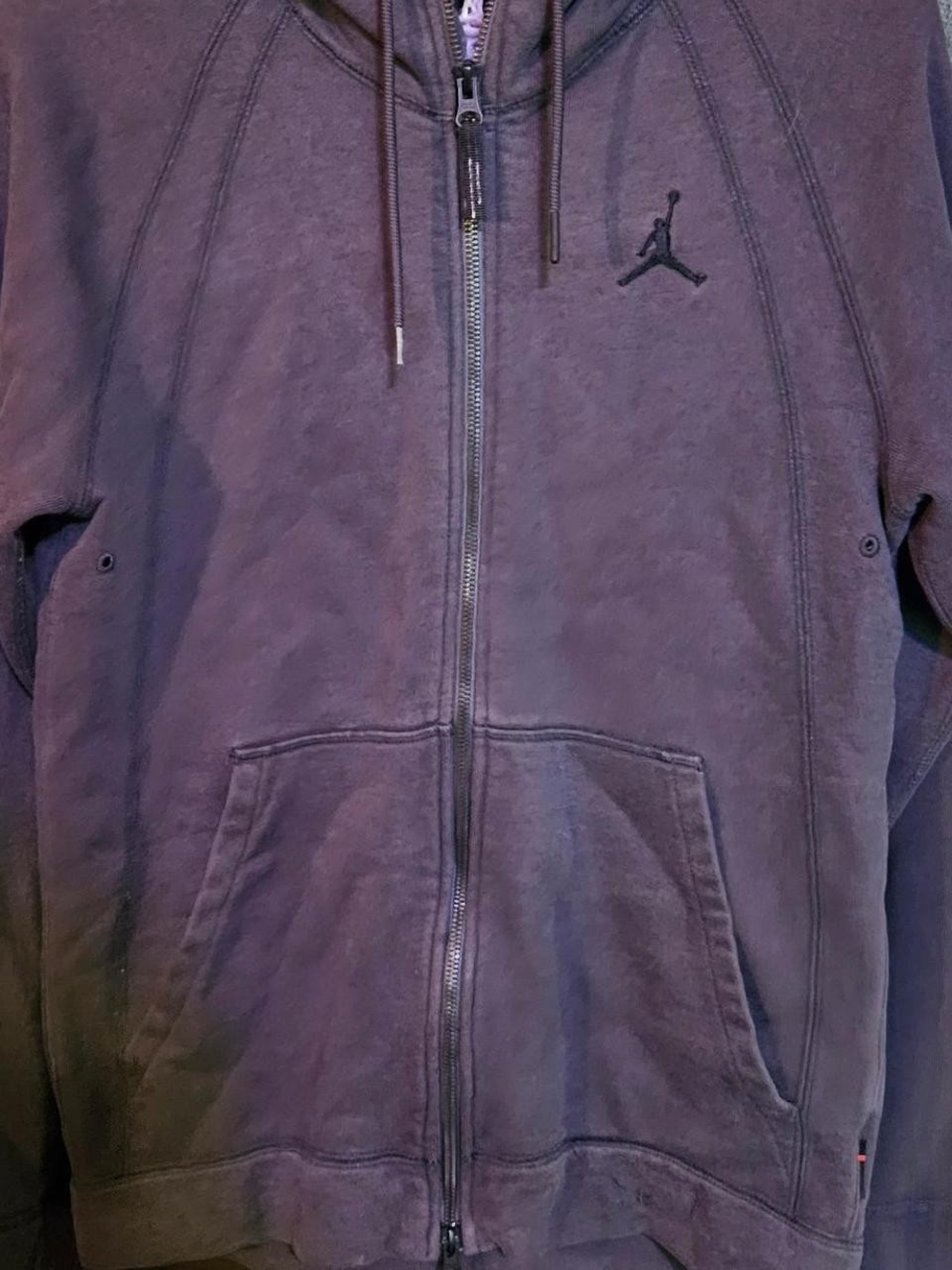 Men's Dark Purple Full-Zip Hoodie